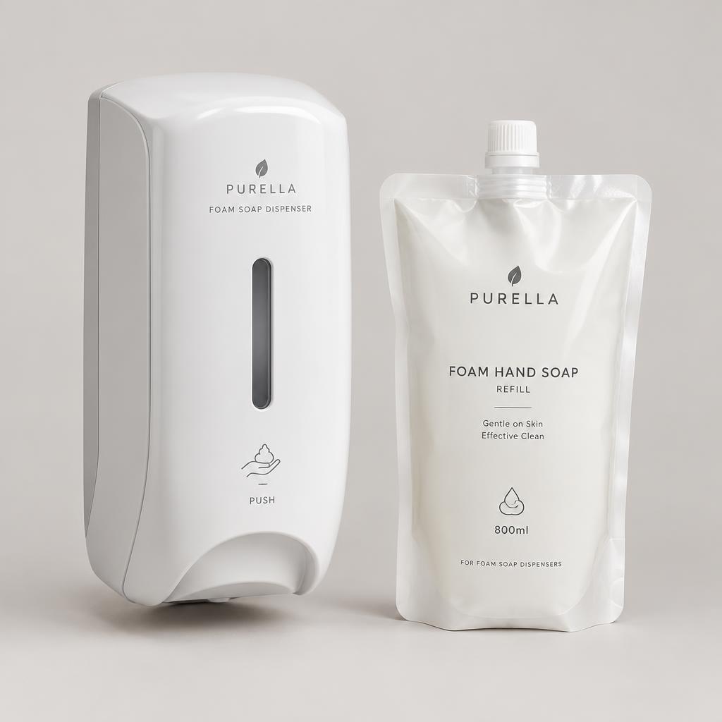 Savon mains mousse Luxury